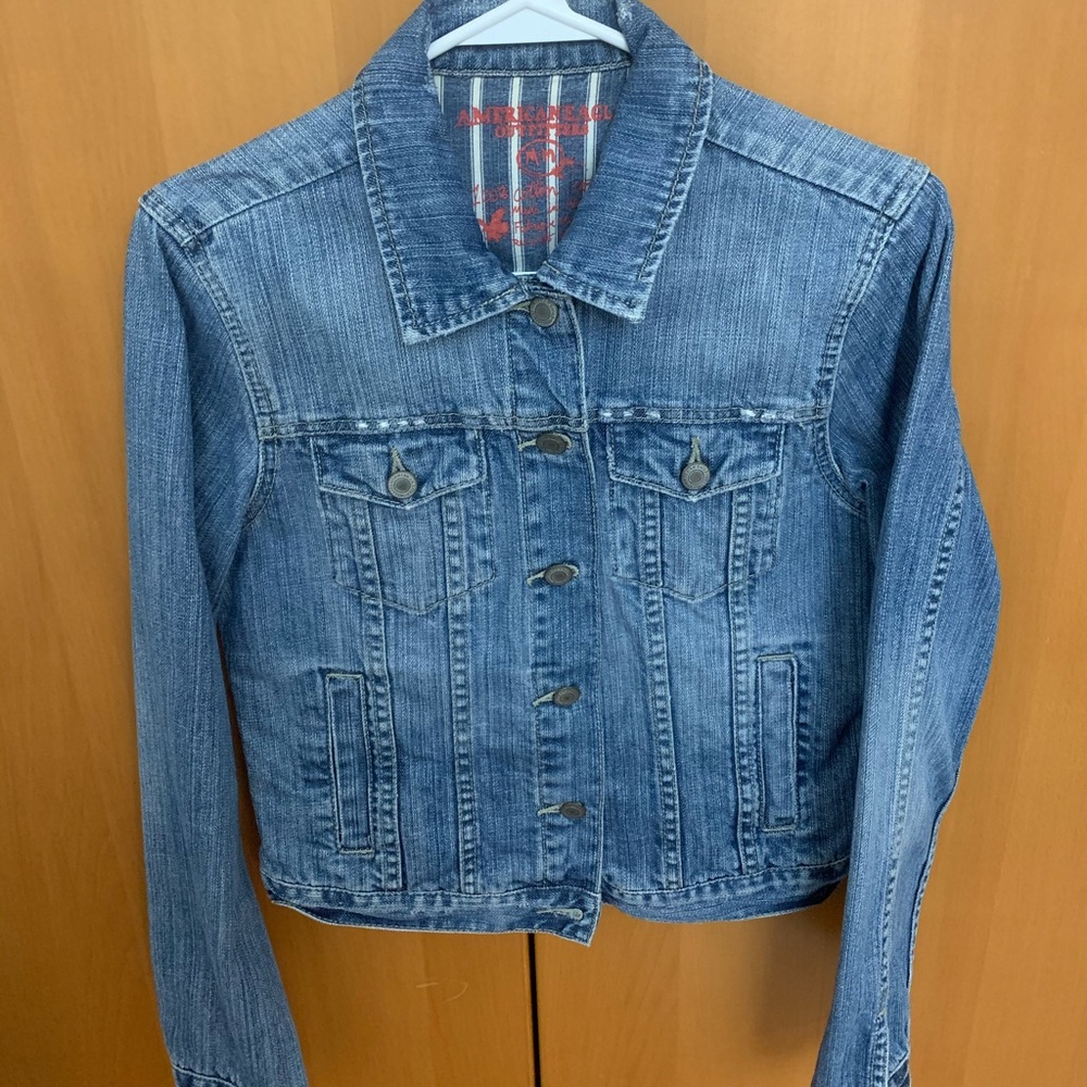Denim Jean Jacket-American Eagle